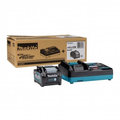 Makita baterijos BL4040 ir korviklio DC40RA komplektas (191J65-4 XGT)