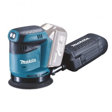 Makita DBO180Z  Akum ekscentrinis šlifuoklis (18V be akumuliatorių ir kroviklio)