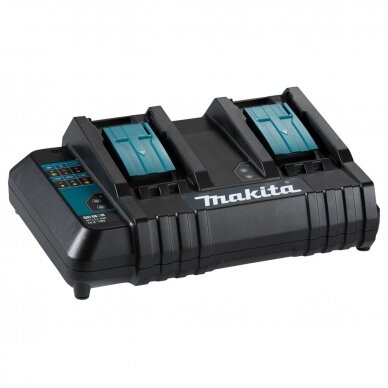 MAKITA DC18SH (199687-4) Akumuliatorių įkroviklis dvigubas 18V Li-ion