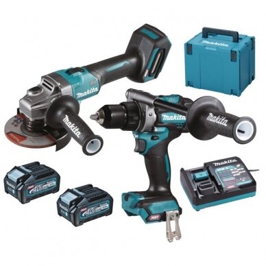 Makita DK0124G201 akumuliatorinis komplektas XGT® (40Vmax akumuliatoriai  2x4.0Ah)