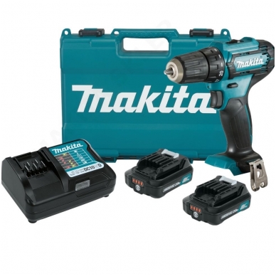 Makita DF333DWAE 12V Akumuliatorinis gręžtuvas-suktuvas. (Atnaujntas DF331DSAJ)