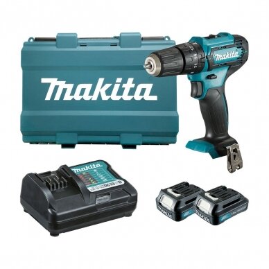 Makita HP333DWAE 12V Akumuliatorinis gręžtuvas-suktuvas. (Atnaujntas HP331DSAJ)