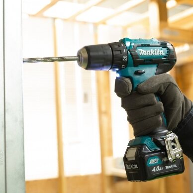 Makita DF333DWME Akumuliatorinis gręžtuvas (12V MAX, 2x4,0 Ah Li-ion) 1