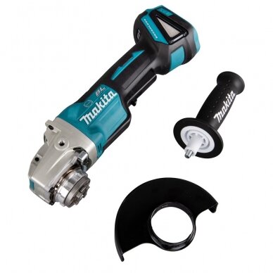 Makita DGA520ZX1 Akumuliatorinis kampinis šlifuoklis X-LOCK (Be akumuliatorių 18V ir kroviklio) 4