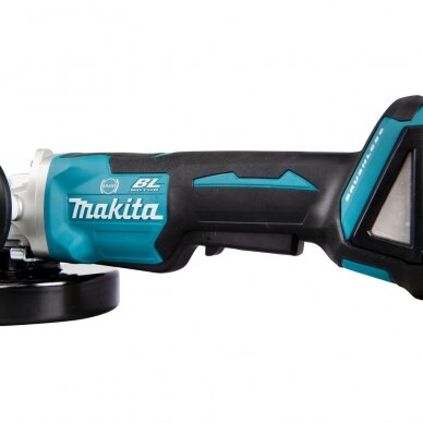 Makita DGA520ZX1 Akumuliatorinis kampinis šlifuoklis X-LOCK (Be akumuliatorių 18V ir kroviklio) 2