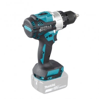 Makita DHP486Z Akumuliatorinis smūginis gręžtuvas (Be 18V akumuliatorių ir kroviklio) 6