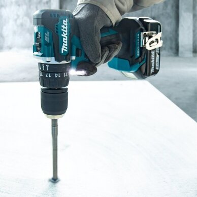 Makita DHP487Z Akumuliatorinis smūginis gręžtuvas (Be 18V akumuliatorių ir kroviklio) 1