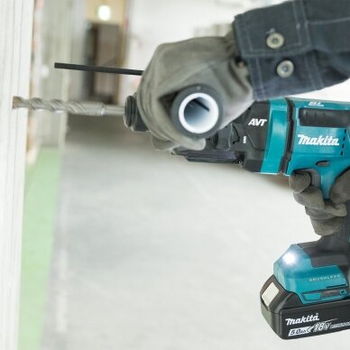 Makita DHR182ZU Akum. perforatorius SDS+ (18V be akumuliatorių ir pakrovėjo) 3