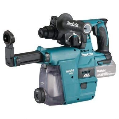 Makita DHR242ZJW Akum. perforatorius SDS+ (18 V be akumuliatorių ir pakrovėjo)