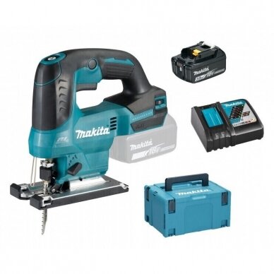 Makita DJV184RF1J Akumuliatorinis siaurapjūklis (18V 1x3Ah + kroviklis)