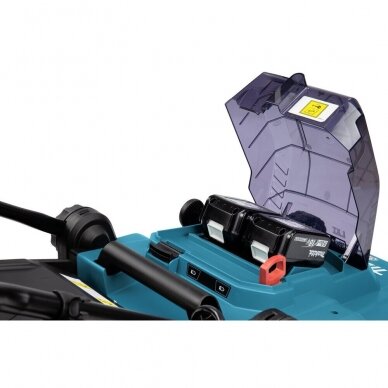 Makita DLM382CM2 Akumuliatorinė vejapjovė 38cm (36V 18x2 2x4Ah akumuliatoriai) 2