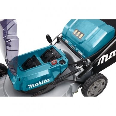 Makita DLM533PT4 Akumuliatorinė savaeigė vejapjovė 53cm (36V 2x18V 4 x 5Ah akumuliatoriai) 2