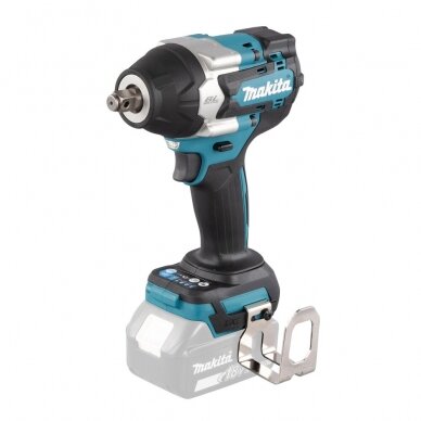 Makita  DTW700Z  Akumuliatorinis smūginis veržliasukis + D-41517 Smūginių sukimo galvų komplektas 9 vnt.  (18V Li-ion Be akumuliatorių ir kroviklio) 1