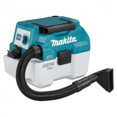 Makita DVC750LZ akumuliatorinis dulkių siurblys  HEPA (18V LI-ION BE AKUMULIATORIŲ IR KROVIKLIO)