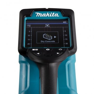 Makita DWD181ZJ Akumuliatorinis grindų ir sienų skeneris (Be akumuliatoriaus 18V ir kroviklio) 10