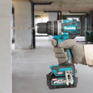 Makita DF002GD201 Akumuliatorinis gręžtuvas-suktuvas XGT ® (40Vmax 2 x 4 Ah akumuliatoriai) 1