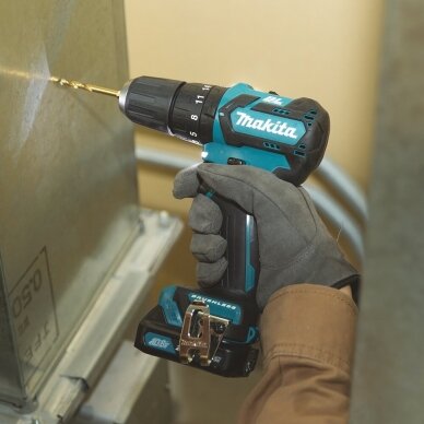 Makita HP332DZ akumuliatorinis smūginis gręžtuvas (12V max be akumuliatorių ir pakrovėjo) 1