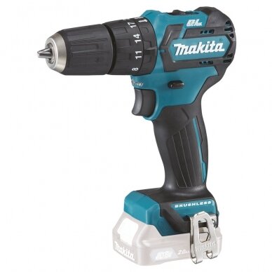 Makita HP332DZ akumuliatorinis smūginis gręžtuvas (12V max be akumuliatorių ir pakrovėjo)