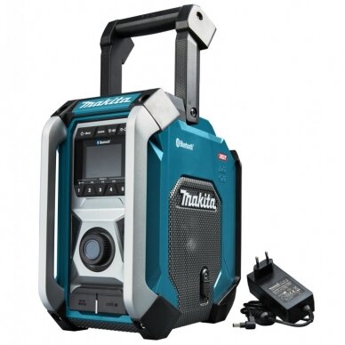 Makita MR006GZ Radijas su Bluetooth funkcija (XGT, LXT, CXT, 220V, Be akumuliatorių ir kroviklio)