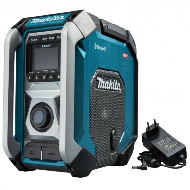 Makita MR006GZ Radijas su Bluetooth funkcija (XGT, LXT, CXT, 220V, Be akumuliatorių ir kroviklio) 2