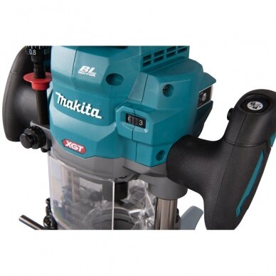 Makita RP001GZ02  Akumuliatorinis frezeris (40V XGT ® be akumuliatorių ir kroviklio) 8