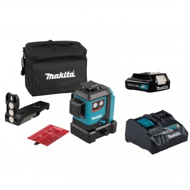 Makita SK700D Full set Akumuliatorinis 360° CXT ® lazerinis nivelyras (