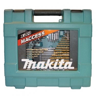 Makita Sukimo antgalių/grąžtų komplektas 200 vnt. D-37194