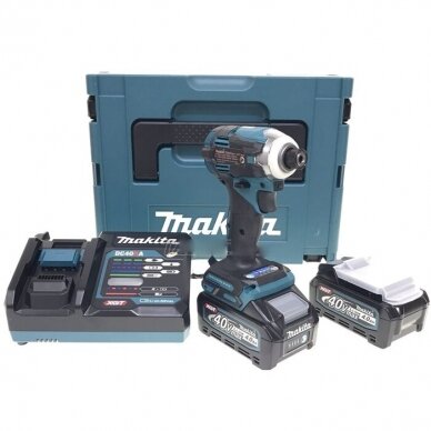 Makita TD001GM201 XGT® Smūginis suktuvas (40V 2 x 4.0Ah)