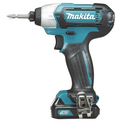 Makita TD110DSAJ Akumuliatorinis smūginis suktuvas ( 12V MAX, 2x2,0 Ah Li-ion)