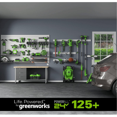 Greenworks G24MCS10 MINI ŠAKŲ GENĖTUVAS 24V (tik įrankis) 5