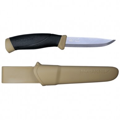 Morakniv® Companion (S) peilis, Desert, nerūdyjantis plienas