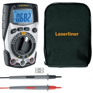 Multimetras Laserliner MultiMeter Pocket XP 083.036A 2