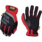 Pirštinės Mechanix FastFit® M dydis. Raudonos. Rauktas rankogalis, dirbtinė oda, TrekDry®