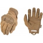 Pirštinės Mechanix M-Pact® 3 Coyote M dydis. Velcro, TrekDry®, dirbtinė oda, delno, krumplių, Armortex®, pirštų apsauga, D30® apsauga nuo vibracijos