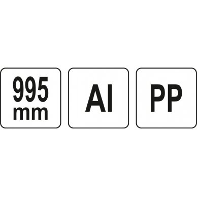 Piktžolių traukiklis 995 mm Yato 5