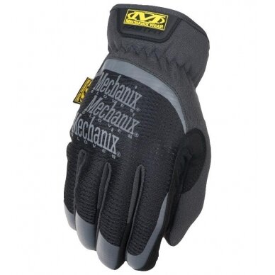 Pirštinės Mechanix FastFit® L dydis. Rauktas rankogalis, dirbtinė oda, TrekDry®