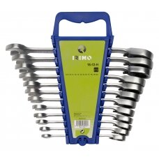 Ratcheting combination wrench set 12 pcs 8-19mm Irimo