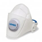 Respiratorius Uvex silv-Air Premium 5110 FFP1, sulankstomas, su vožtuvu, 3 vnt, mažmeninė pakuotė