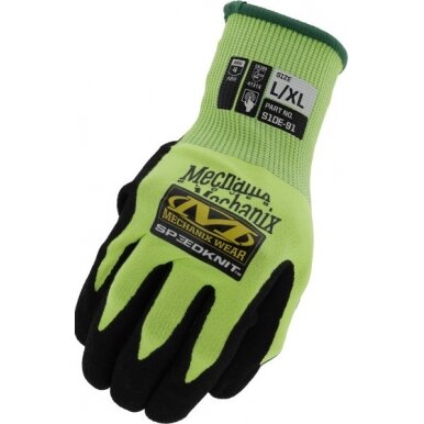 Safety work gloves Mechanix Hi-Viz SpeedKnit™ Utility size XL