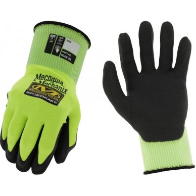 Safety work gloves Mechanix Hi-Viz SpeedKnit™ Utility size L