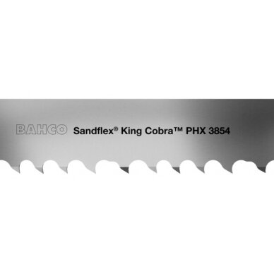 Sandflex® King Cobra™ Bahco juostinis pjūklas metalui 3854-27-0.9-PHX-3/4-3180mm