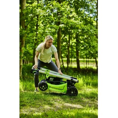 Greenworks GD60LM51SP SAVAEIGĖ VEJAPJOVĖ 51cm pločio (60V be akumuliatorių ir kroviklio) 2