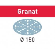 Šlifavimo lapelis STF D150/48 P180 GR/100 Granat