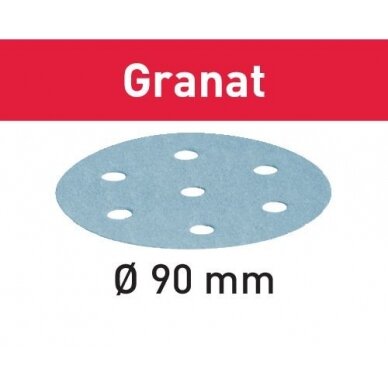 Šlifavimo lapelis STF D90/6 P320 GR/100 Granat