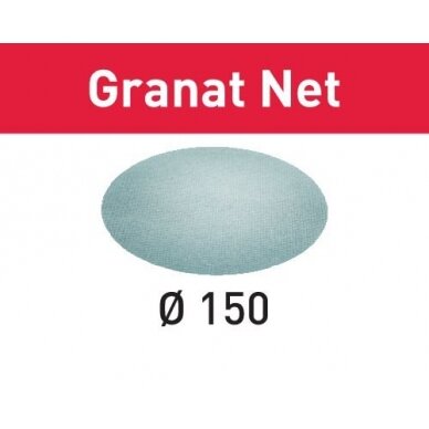 Šlifavimo tinkleliai STF D150 P180 GR NET/50 Granat Net