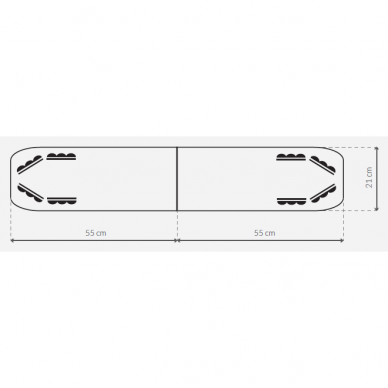 Strobos Optima 110cm plafonas 1