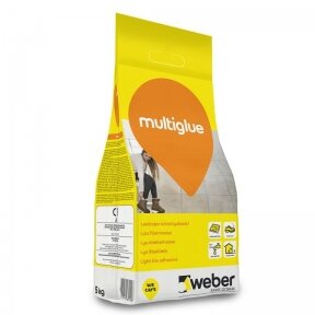 weber MultiGlue Balti, padidinto elastingumo plytelių klijai 5 kg