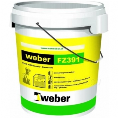 weber FZ391 Silikoniniai fasadiniai dažai 25kg