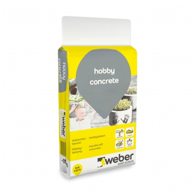 weber HobbyConcrete Paprasto naudojimo betonas 15 kg plastiko maišas