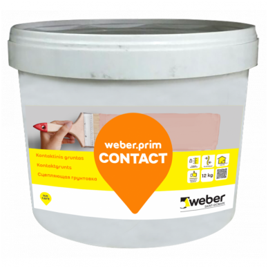 weber.prim CONTACT Kontaktinis gruntas 12 kg  plastikinis kibiras